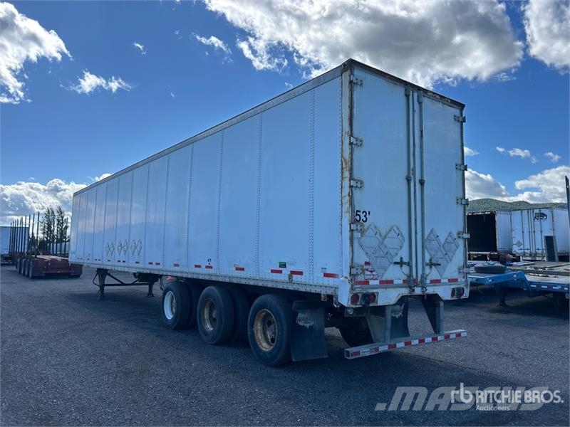 Wabash 53 ft x 102 in Tri/A Van Trailer Sanduk prikolice