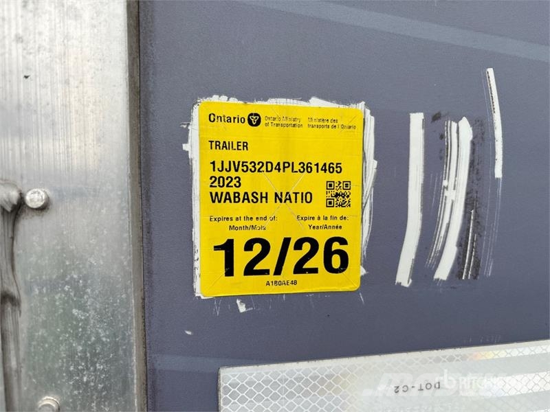 Wabash 53 ft x 102 in T/A Van Trailer Прицепы-фургоны