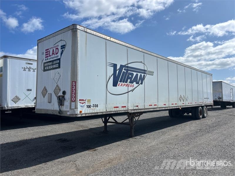 Wabash 53 ft x 102 in T/A Van Trailer Dobozos pótkocsik