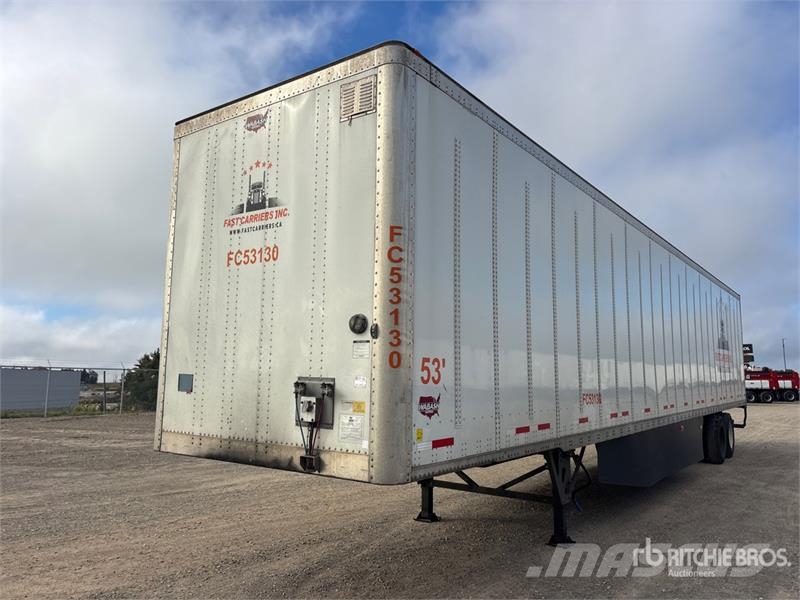 Wabash 53 ft x 102 in T/A Van Trailer Van Body Trailers