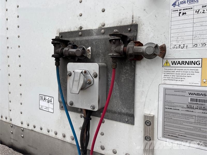 Wabash 53 ft x 102 in T/A Van Trailer Прицепы-фургоны