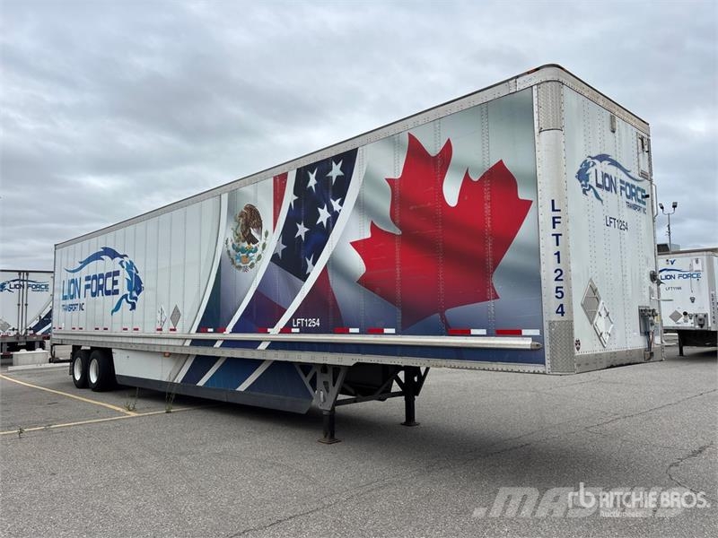 Wabash 53 ft x 102 in T/A Van Trailer Prikolice zabojniki
