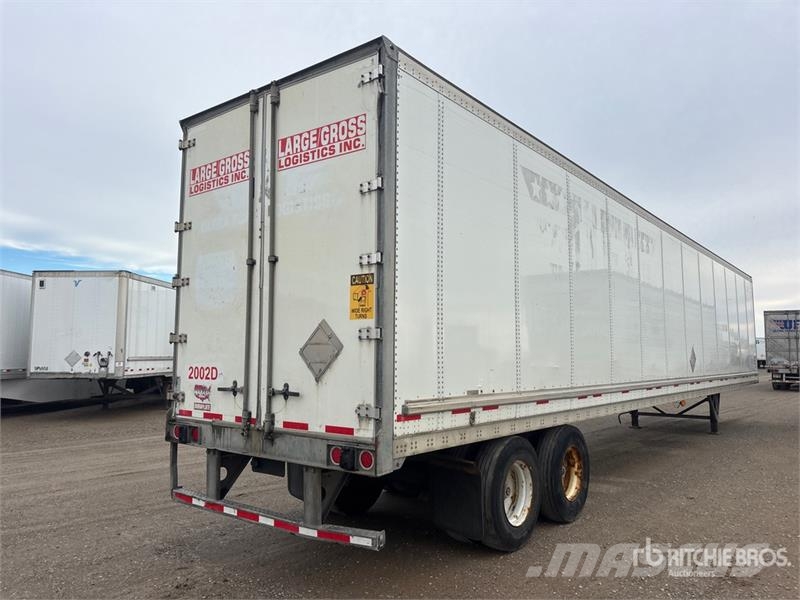 Wabash 53 ft x 102 in T/A Van Trailer Sanduk prikolice