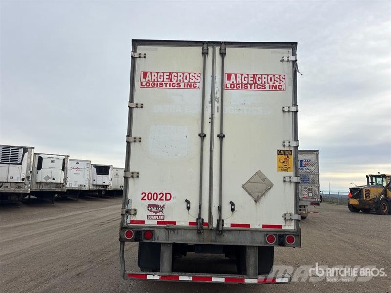 Wabash 53 ft x 102 in T/A Van Trailer Sanduk prikolice