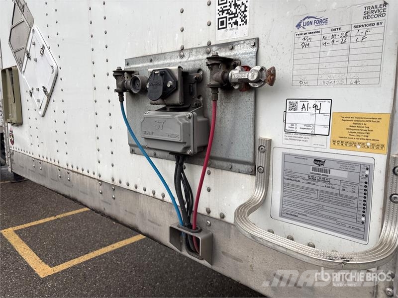 Wabash 53 ft x 102 in T/A Van Trailer Dengtos priekabos