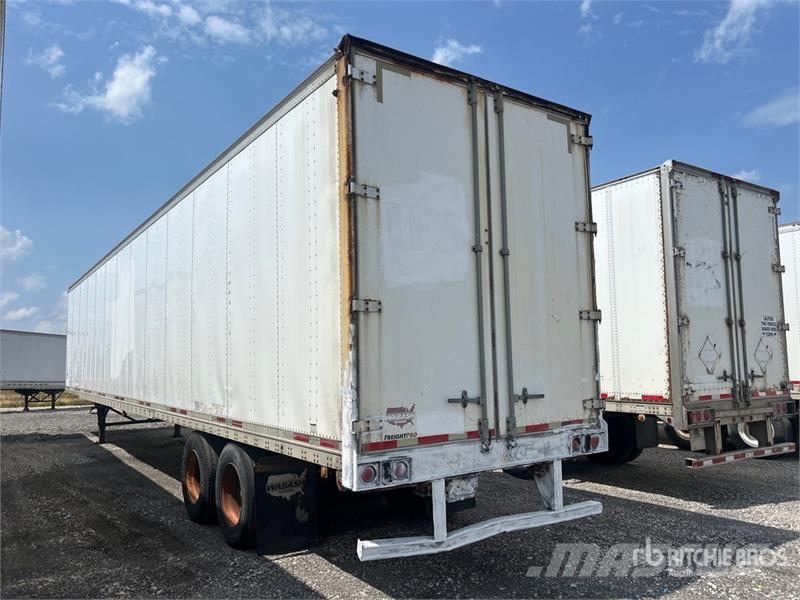 Wabash 53 ft x 102 in T/A Van Trailer Gesloten opbouw trailers