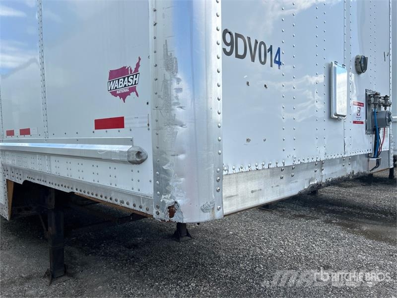 Wabash 53 ft x 102 in T/A Van Trailer 박스 바디 트레일러