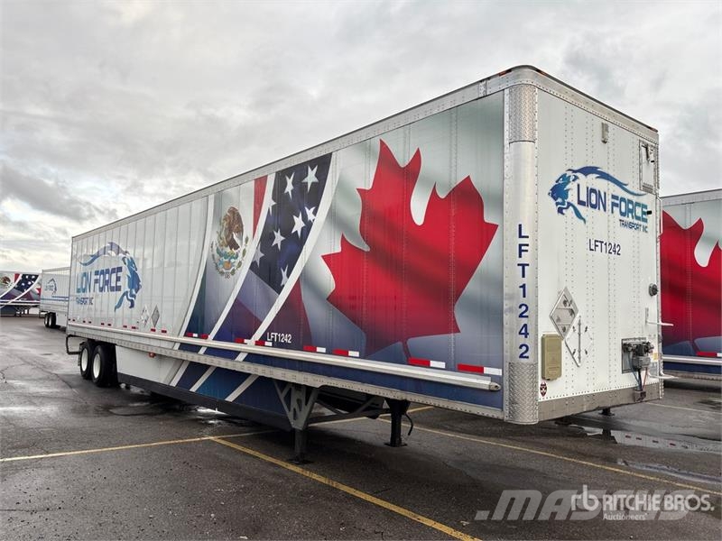Wabash 53 ft x 102 in T/A Van Trailer Van Body Trailers