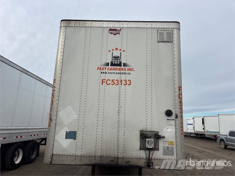 Wabash 53 ft x 102 in T/A Van Trailer Furgons