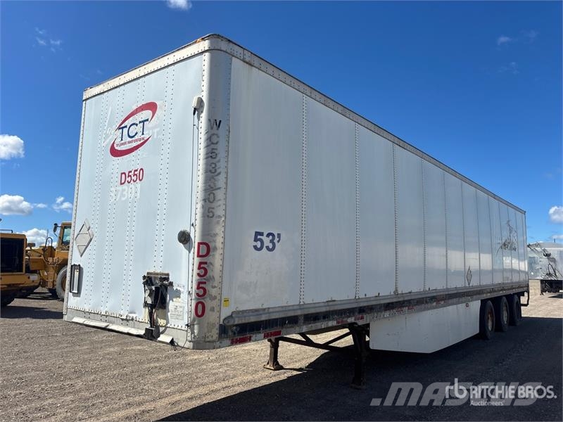 Wabash 53 ft x 102 in Tri/A Van Trailer Sanduk prikolice