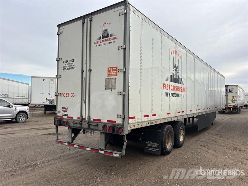 Wabash 53 ft x 102 in T/A Van Trailer Furgons