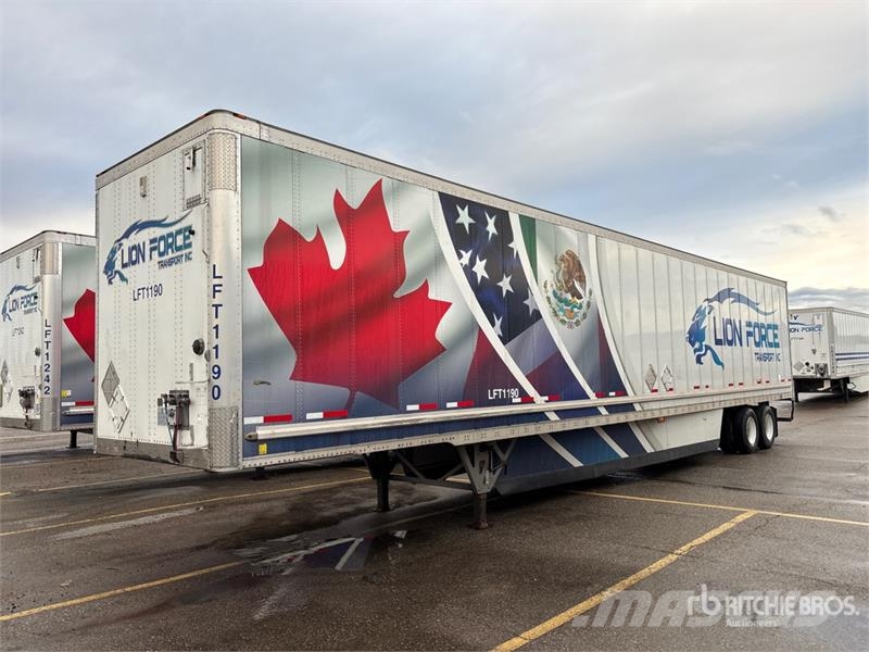 Wabash 53 ft x 102 in T/A Van Trailer Van Body Trailers