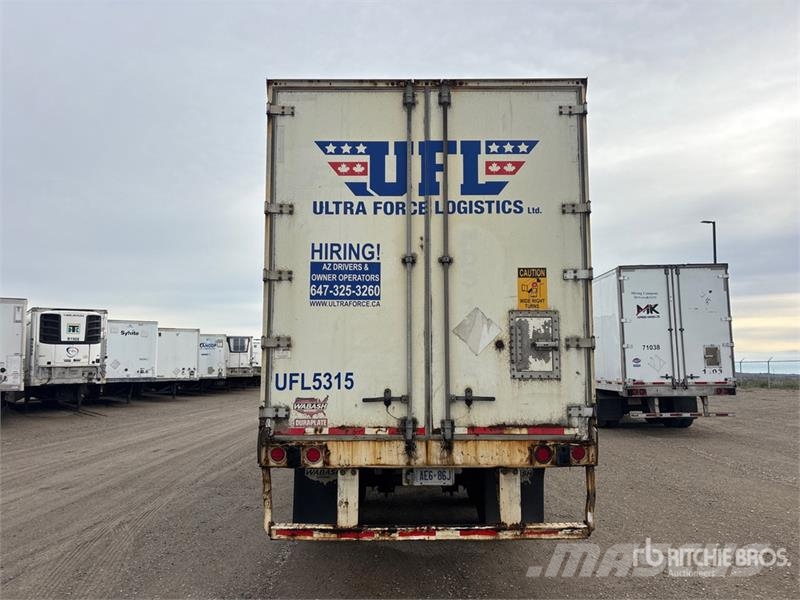 Wabash 53 ft x 102 in T/A Van Trailer Furgons