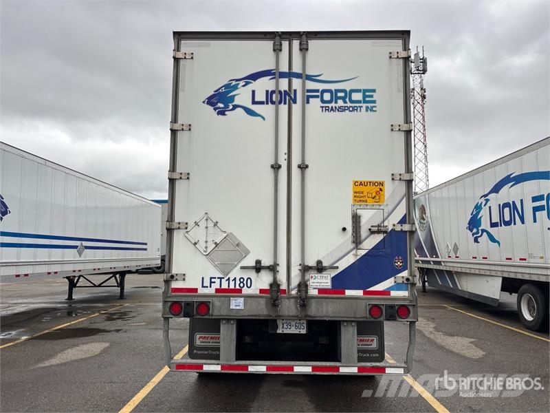 Wabash 53 ft x 102 in T/A Van Trailer Dengtos priekabos
