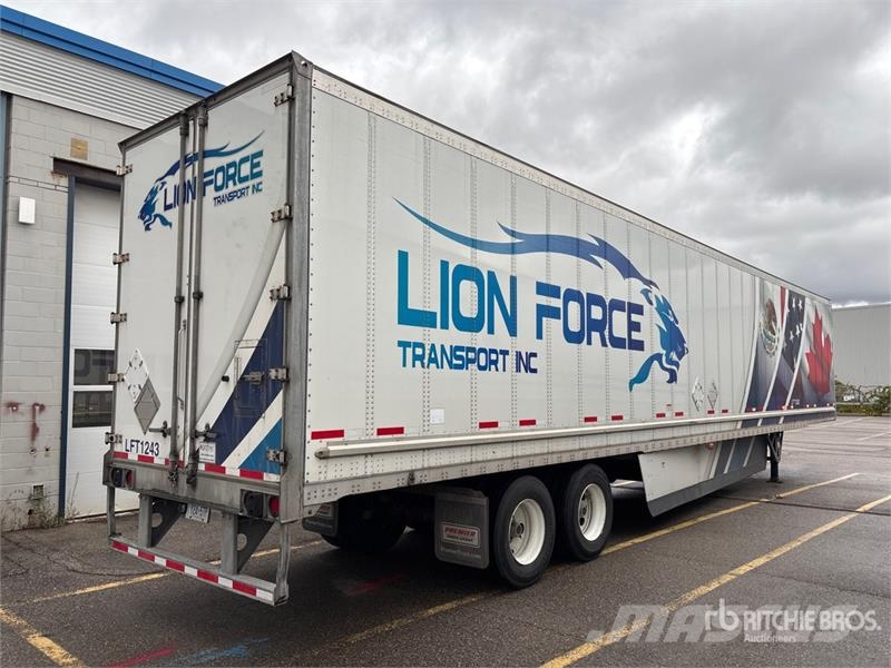 Wabash 53 ft x 102 in T/A Van Trailer Dengtos priekabos
