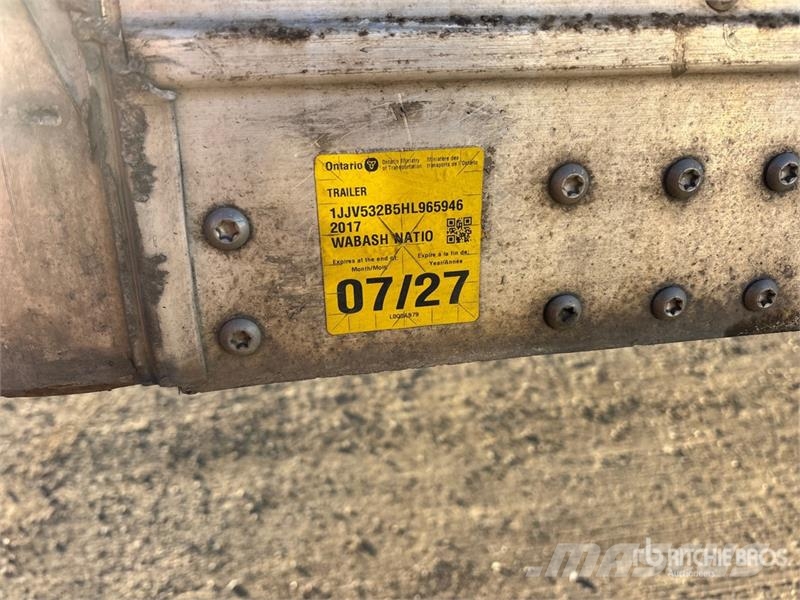 Wabash 53 ft x 102 in T/A Refrigerated Trailer Semi-trailer med Kølefunktion
