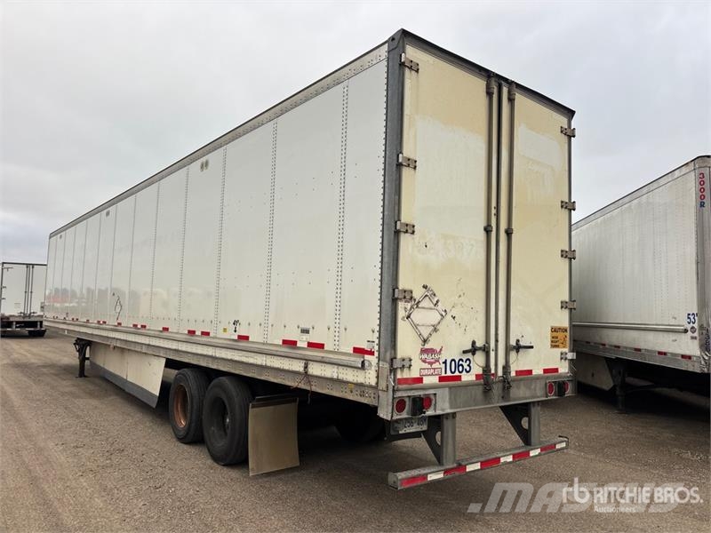 Wabash 53 ft x 102 in T/A Van Trailer Причепи-фургони