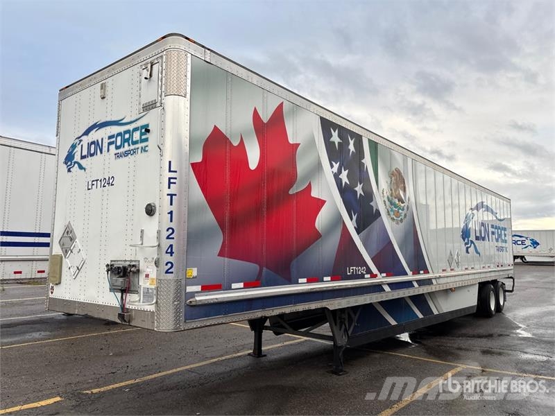 Wabash 53 ft x 102 in T/A Van Trailer Van Body Trailers