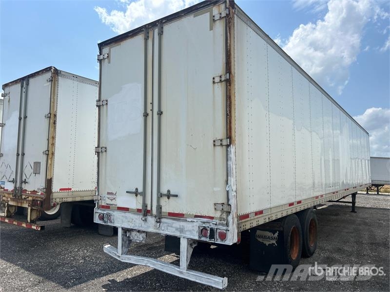Wabash 53 ft x 102 in T/A Van Trailer Gesloten opbouw trailers