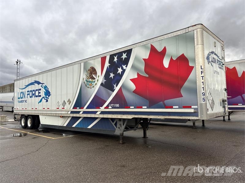 Wabash 53 ft x 102 in T/A Van Trailer Dengtos priekabos