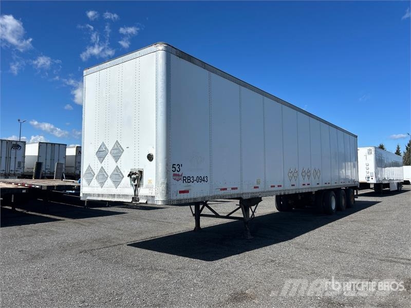 Wabash 53 ft x 102 in Tri/A Van Trailer Sanduk prikolice