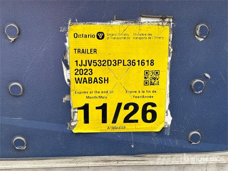 Wabash 53 ft x 102 in T/A Van Trailer Прицепы-фургоны