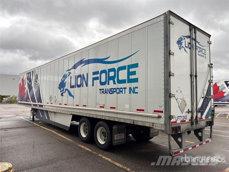 Wabash 53 ft x 102 in T/A Van Trailer Dengtos priekabos