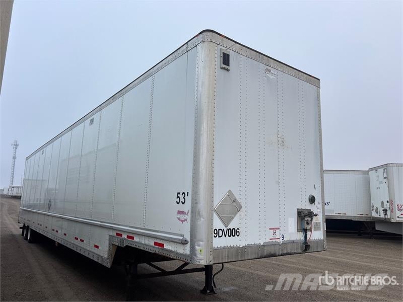 Wabash 53 ft x 102 in T/A Van Trailer Ρυμούλκες κλούβα