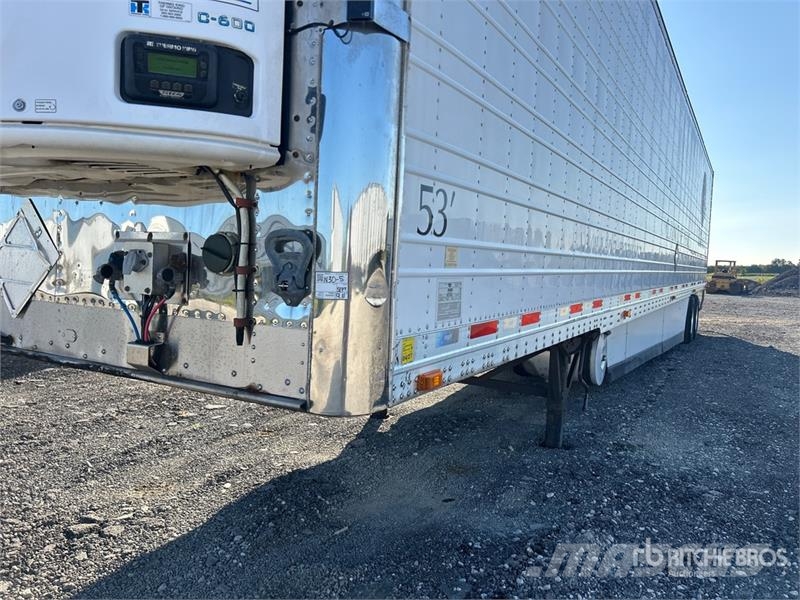 Wabash RFALHSA 53 ft x 102 in T/A Refrigerated Trailer Puspriekabės su izoterminiu kėbulu