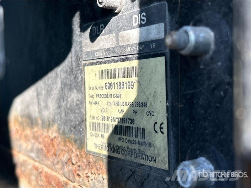 Wabash RFALHSA 53 ft x 102 in T/A Refrigerated Trailer Puspriekabės su izoterminiu kėbulu
