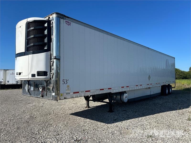 Wabash RFALHSA 53 ft x 102 in T/A Refrigerated Trailer Puspriekabės su izoterminiu kėbulu