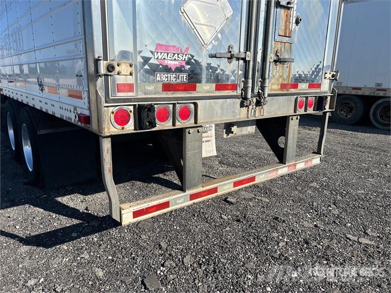 Wabash RFALHSA 53 ft x 102 in T/A Refrigerated Trailer Puspriekabės su izoterminiu kėbulu