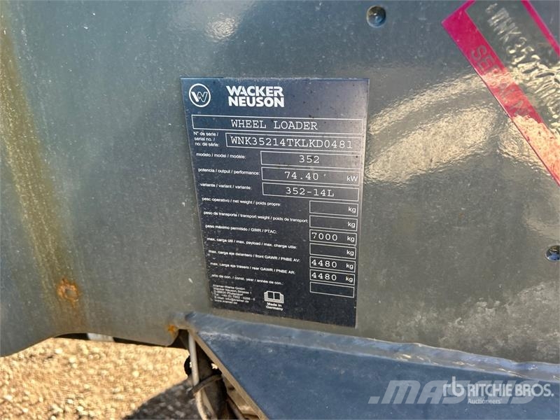 Wacker 8115L Wheel Loader Carregadeiras de rodas