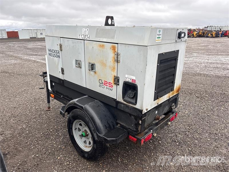 Wacker G-25 19.5 kW Mobile Generator Set Dizel generatori