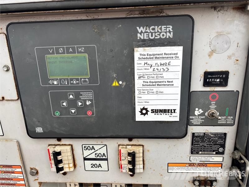 Wacker G-25 56 kW Mobile Generator Set Dīzeļģeneratori