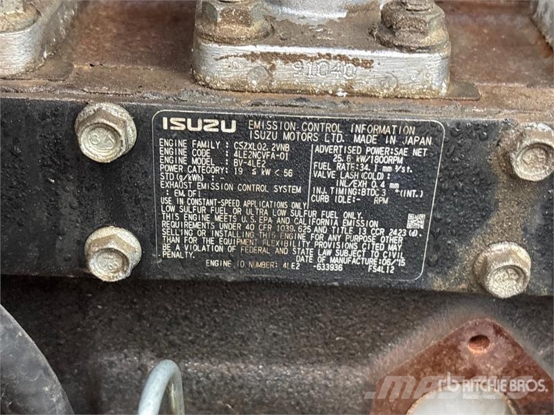 Wacker G-25 56 kW Mobile Generator Set Dīzeļģeneratori
