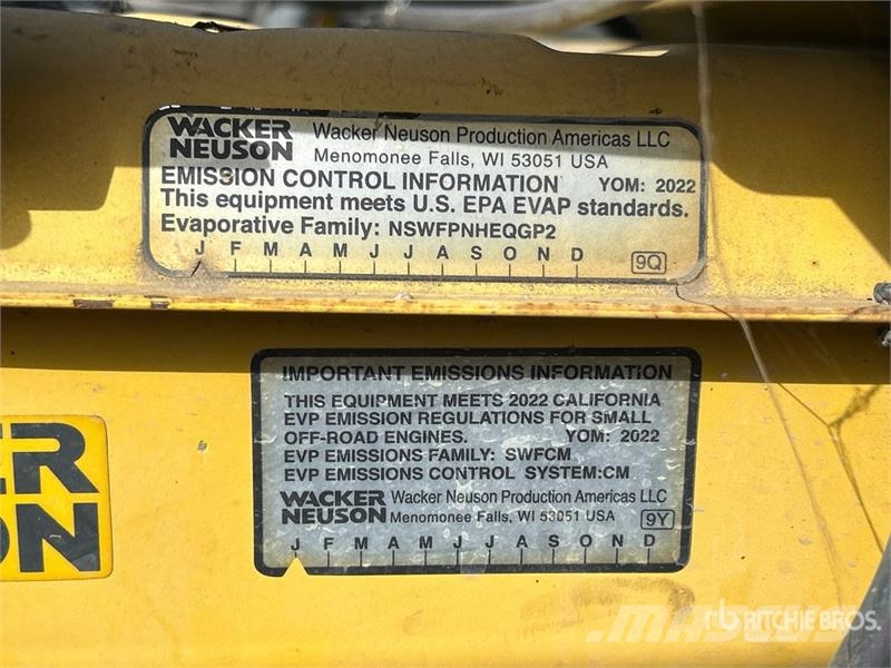 Wacker GP5600A 5.6 kW Portable Generator Set Andere Generatoren