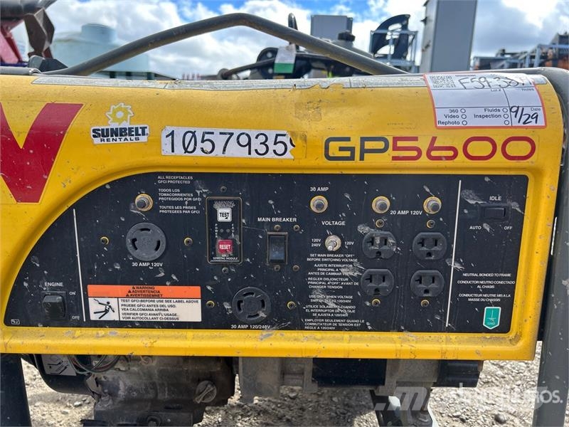 Wacker GP5600A 5.6 kW Portable Generator Set Andere Generatoren