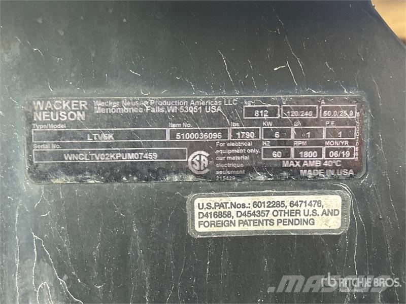 Wacker LTV6K Rasvetni stubovi