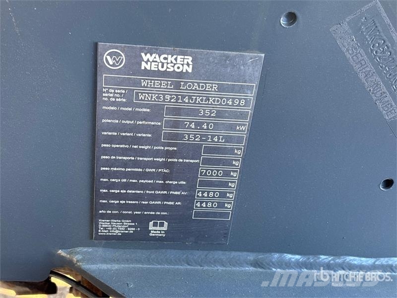 Wacker Neuson 8115L Wheel Loader لوادر بعجل