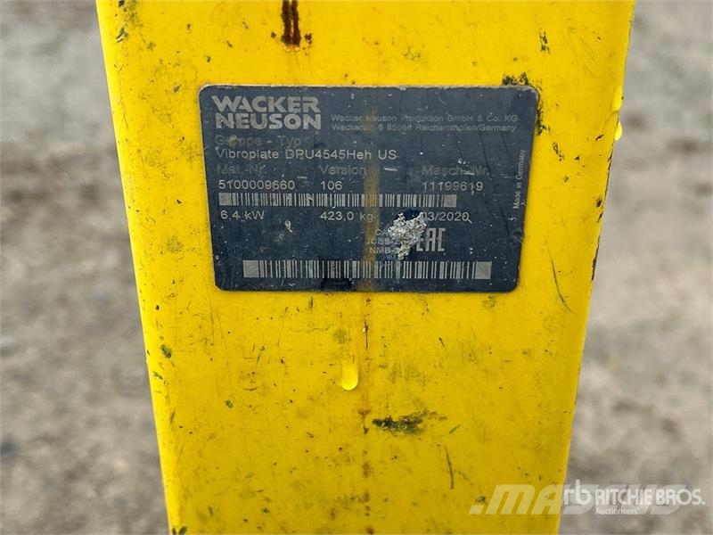 Wacker Neuson DPU4545HEh Vibratory Plate Compactor Plate compactors