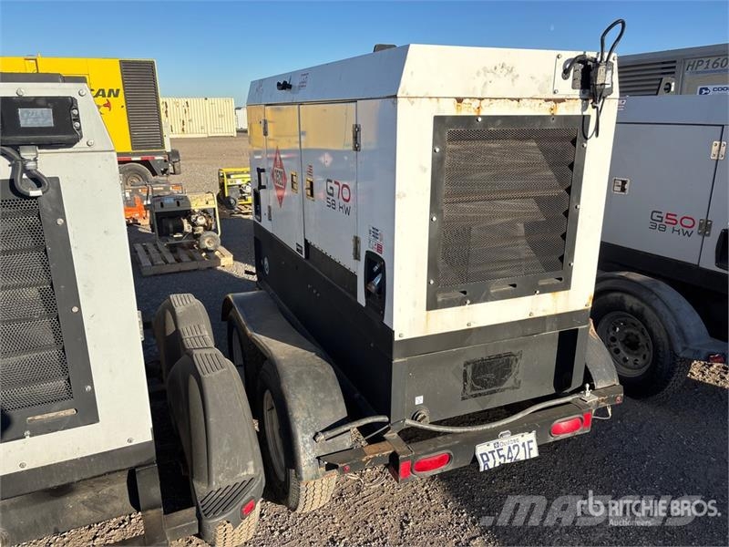 Wacker Neuson G 70, 58 kW 70 KVA 600 V Mobile Generator Set مولدات ديزل
