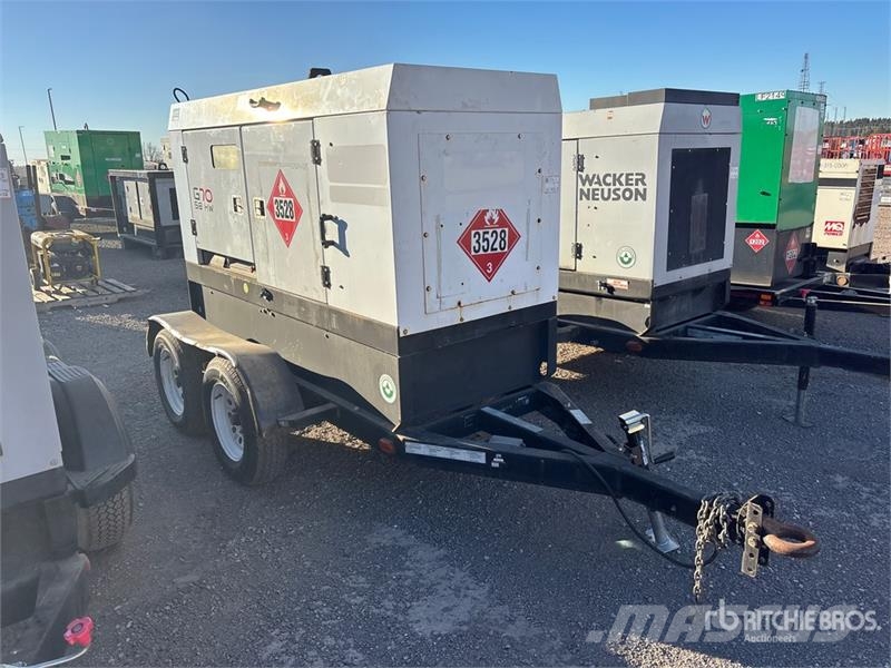 Wacker Neuson G 70, 58 kW 70 KVA 600 V Mobile Generator Set مولدات ديزل