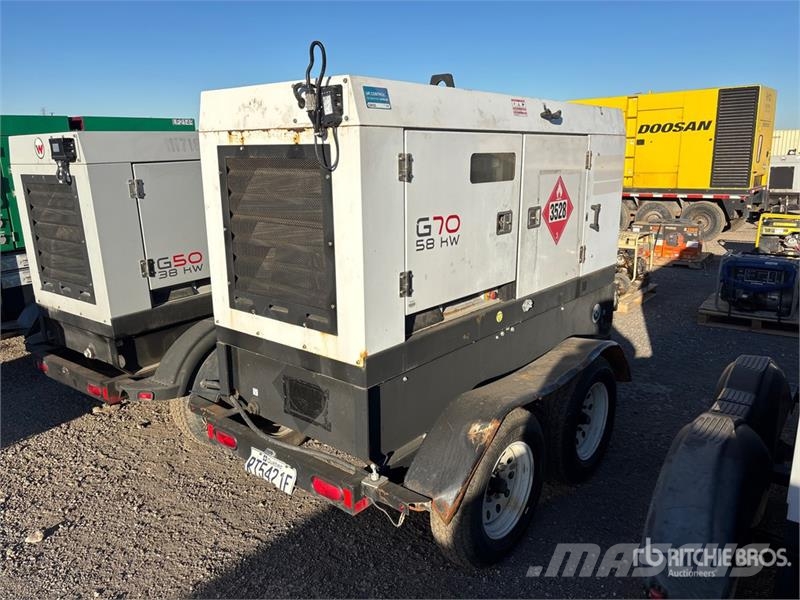 Wacker Neuson G 70, 58 kW 70 KVA 600 V Mobile Generator Set مولدات ديزل