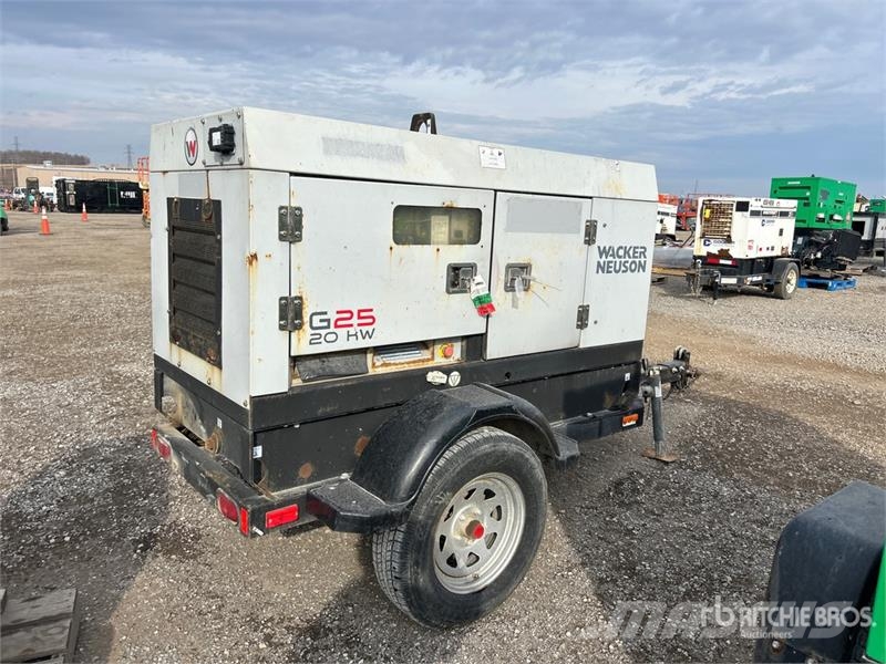 Wacker Neuson G25 19.5 kW Mobile Generator Set Diesel Generators