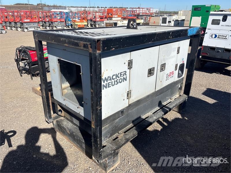 Wacker Neuson G25 19.5 kW Skid-Mounted Generator Set (Inoperable مولدات ديزل