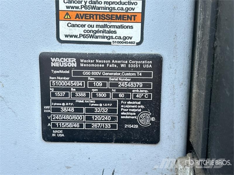 Wacker Neuson G50 Diesel Generators