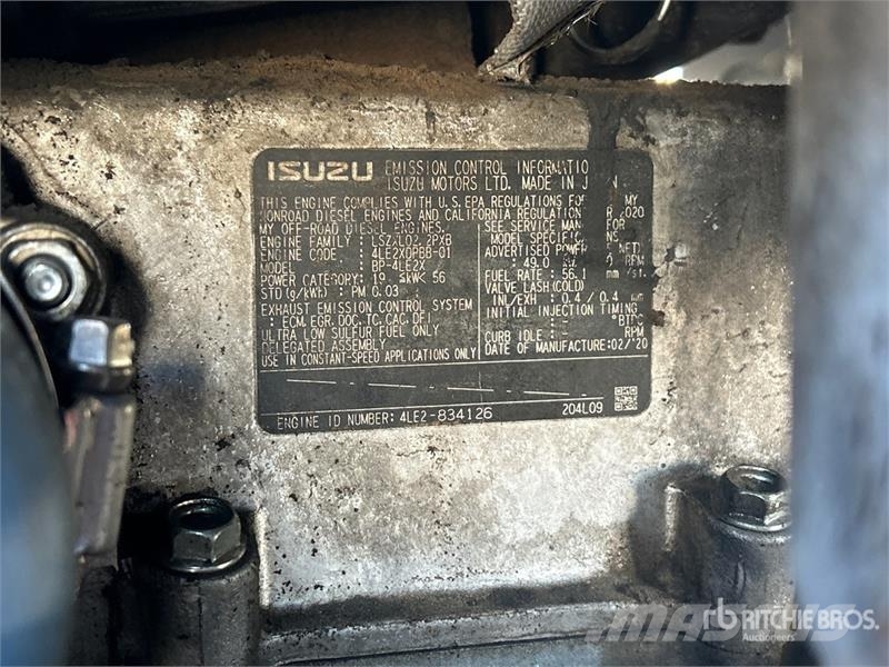 Wacker Neuson G50, 38 KW 48 KVA Mobile 38 kW Generator Set Dīzeļģeneratori
