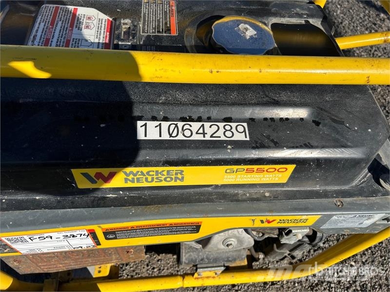 Wacker Neuson GP5500A 3.8 kW Portable Generator Set Drugi agregati