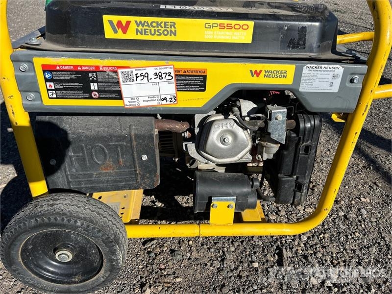 Wacker Neuson GP5500A 3.8 kW Portable Generator Set Drugi agregati
